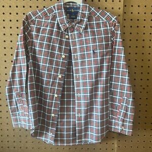 Ralph Lauren plaid boys shirt size 6